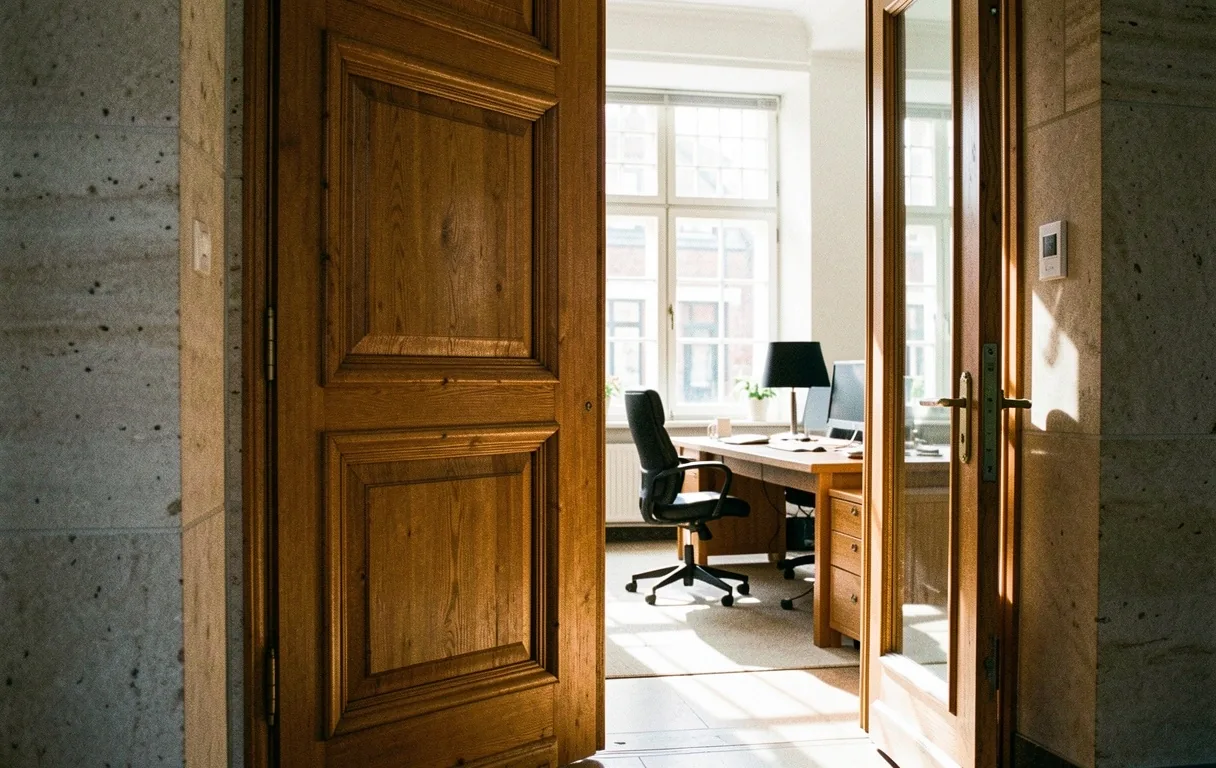Conceptual office of Munch Media News